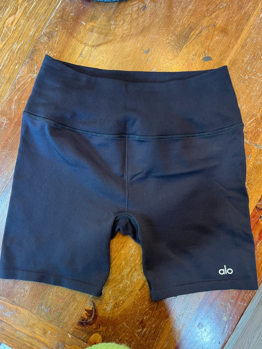ALO Yoga Black Athletic Bike Shorts